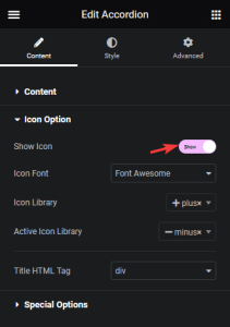 How To Add Icons In Elementor Accordion The Plus Addons For Elementor