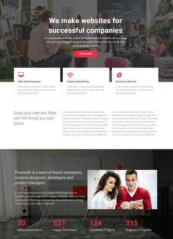 Corporative agency corporate agency from the plus addons for elementor