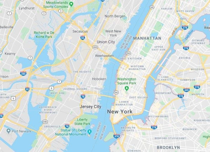 Google map horizontal from the plus addons for elementor