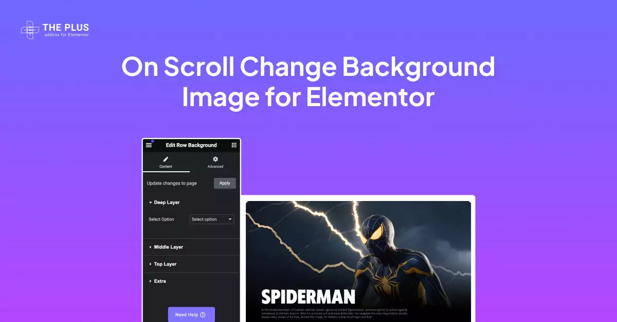 On scroll change background image for elementor image change background image on scroll in elementor from the plus addons for elementor