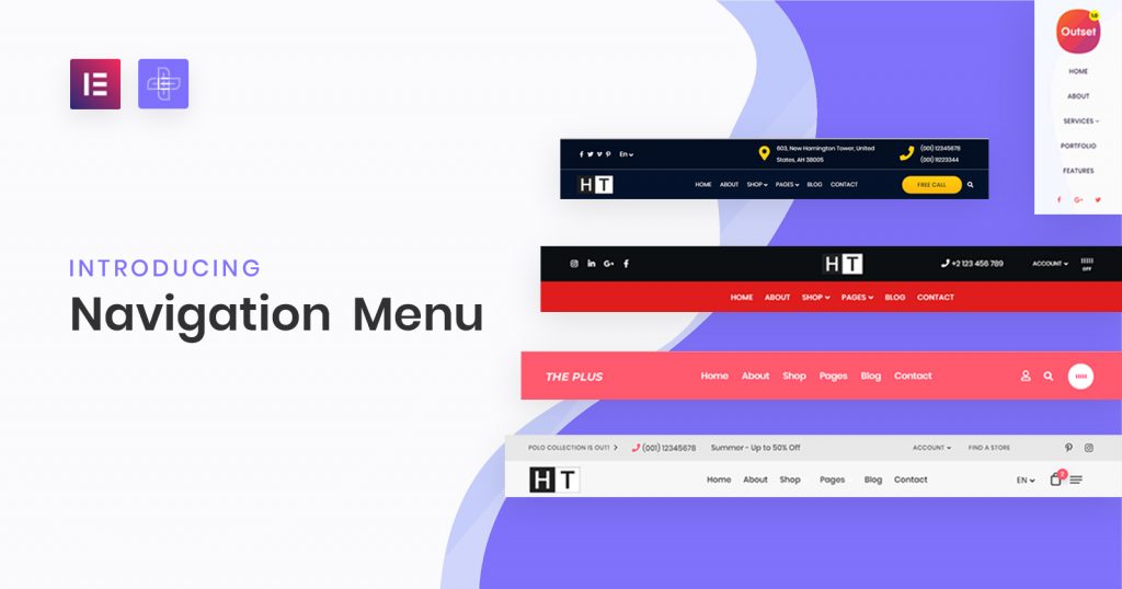 Header Navigation Builder for Elementor