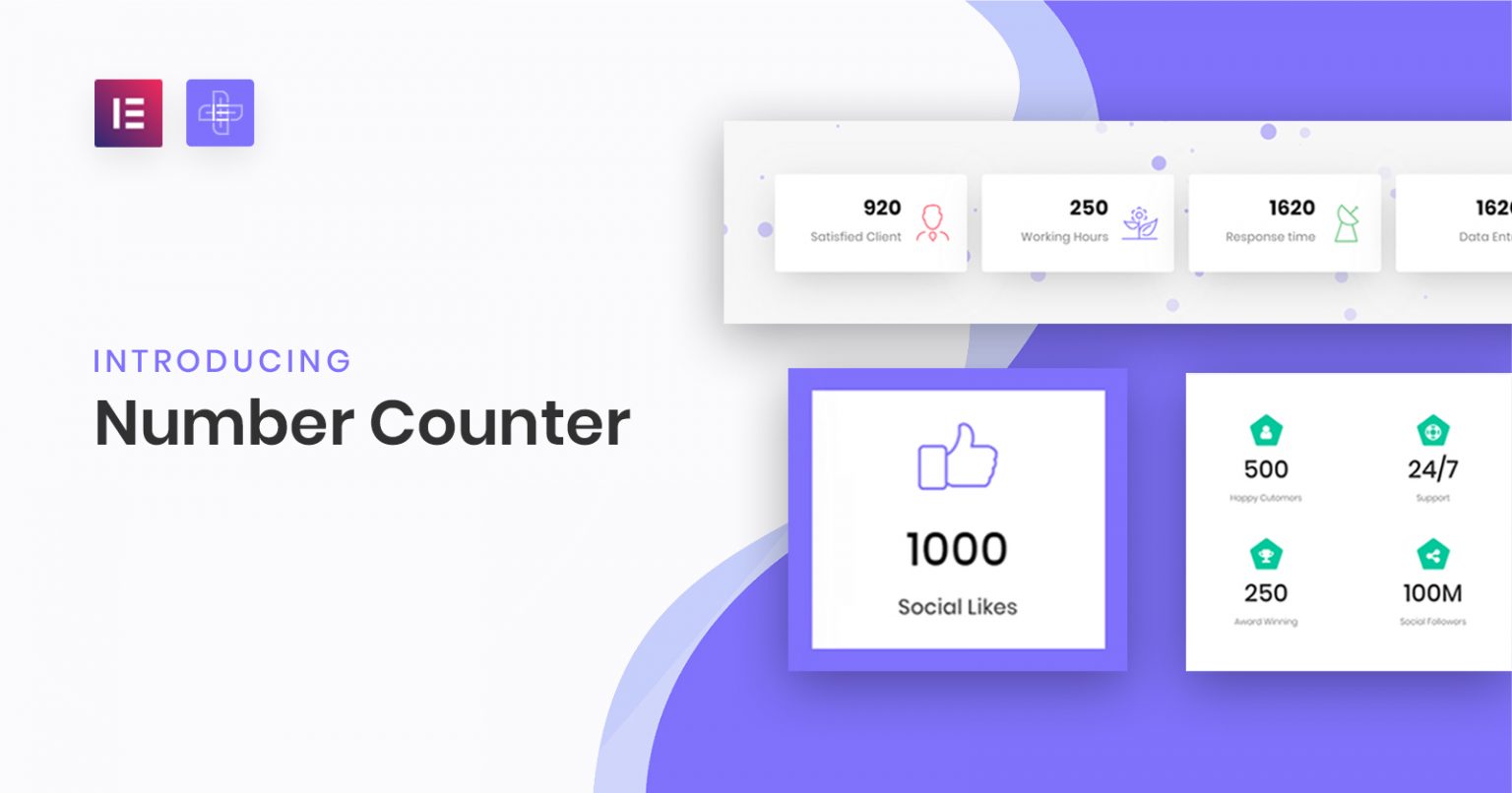 Animation Number Counter (Multiple Styles) for Elementor