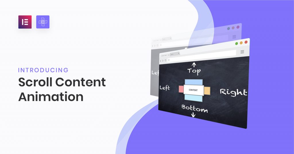 On scroll animation any widget in elementor
