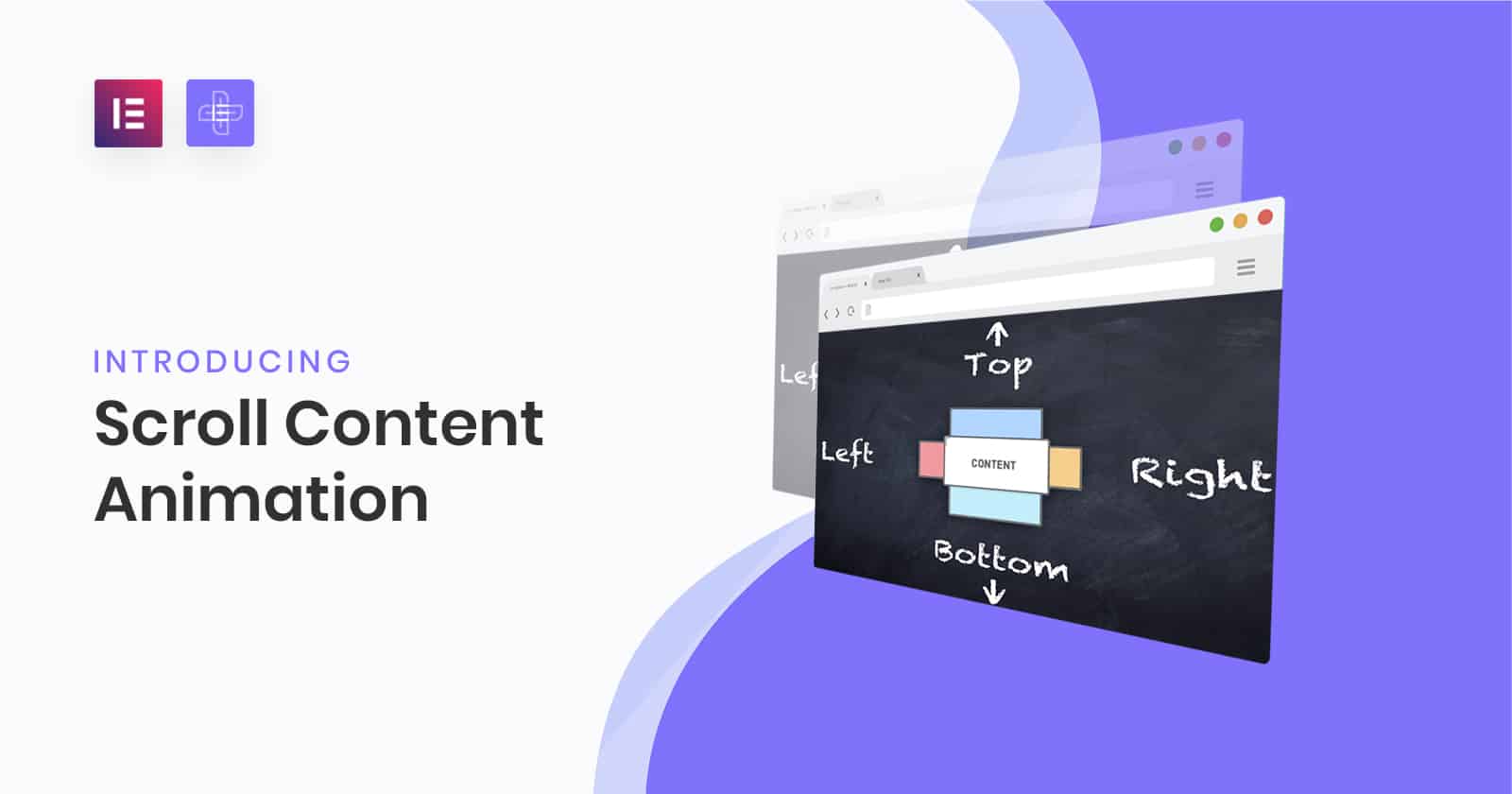 Scroll Content Animation og The Plus Addons for Elementor