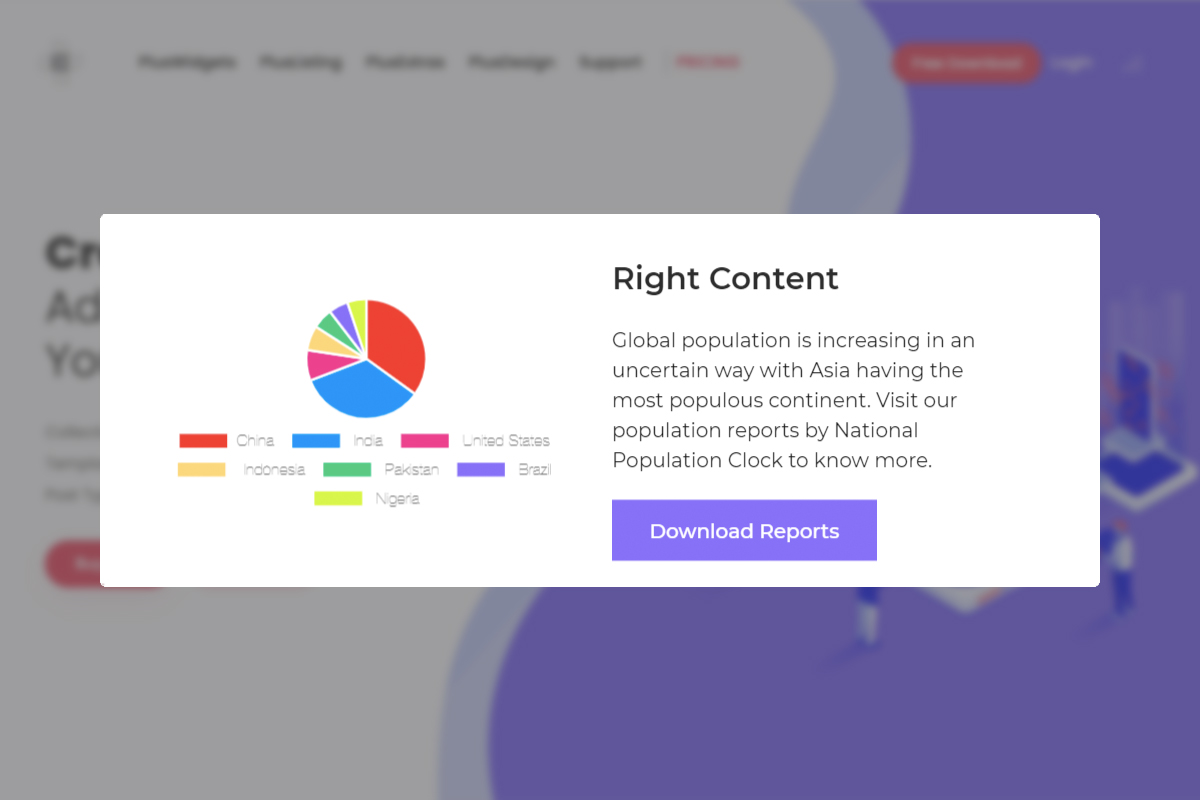 Right content ready demo 2 from the plus addons for elementor