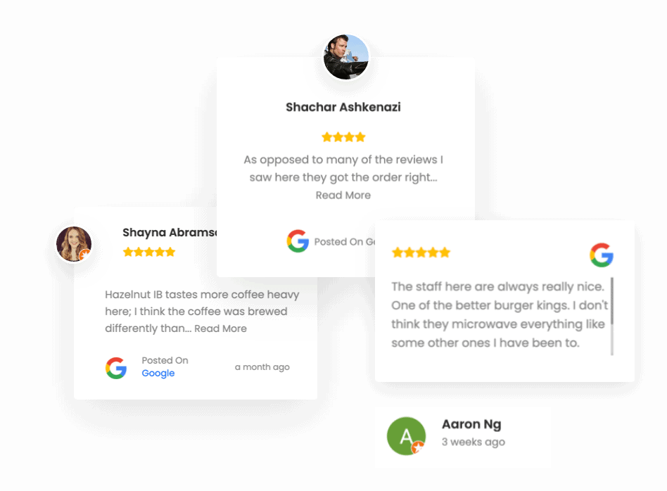Google Reviews from The Plus Addons for Elementor
