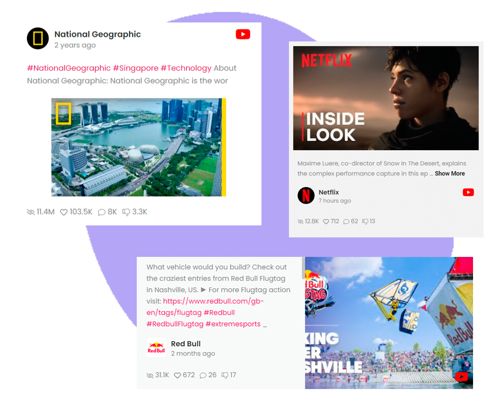Youtube Feed final Social Feed from The Plus Addons for Elementor