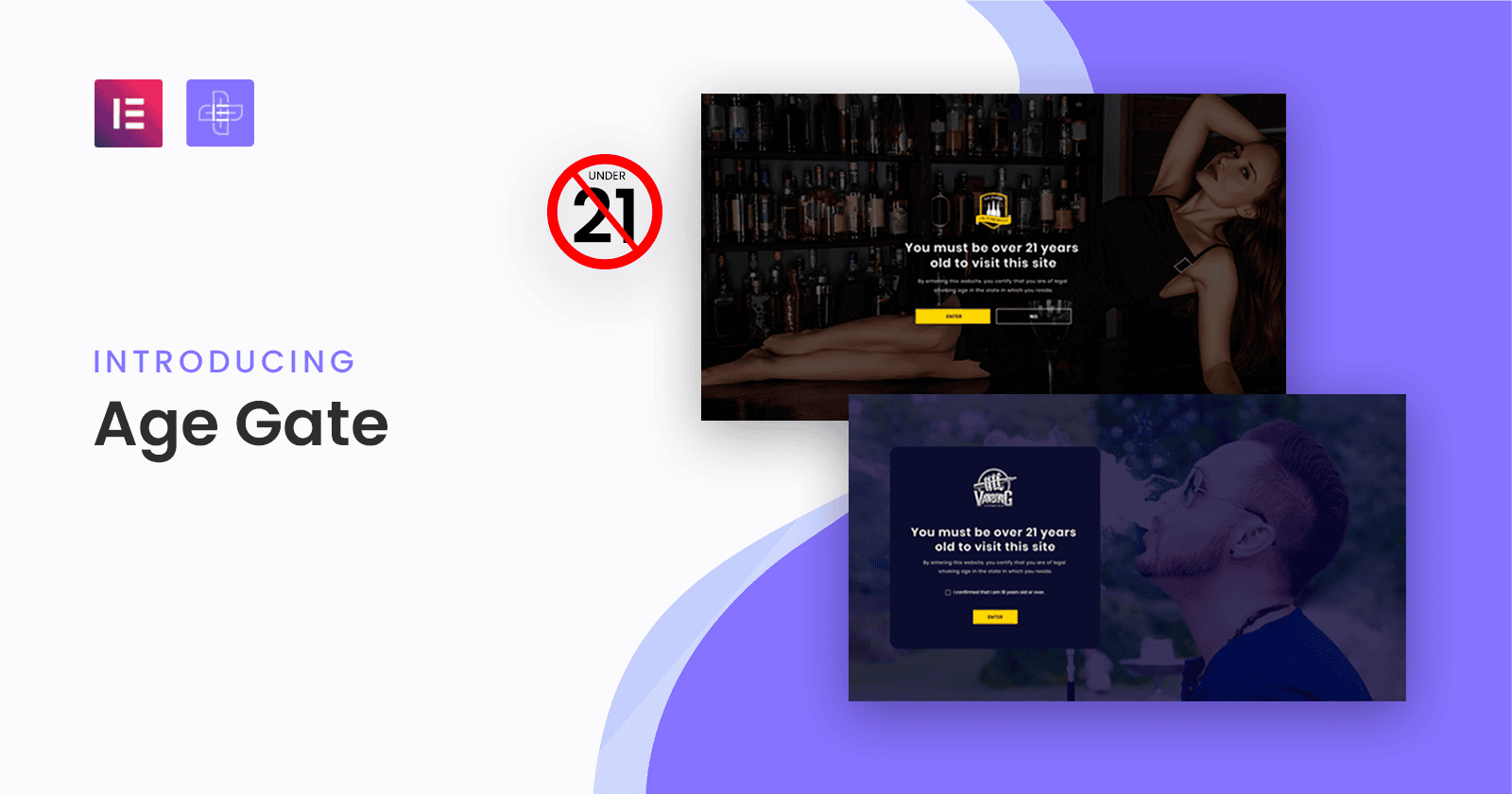 Age gate for elementor | the plus addons for elementor