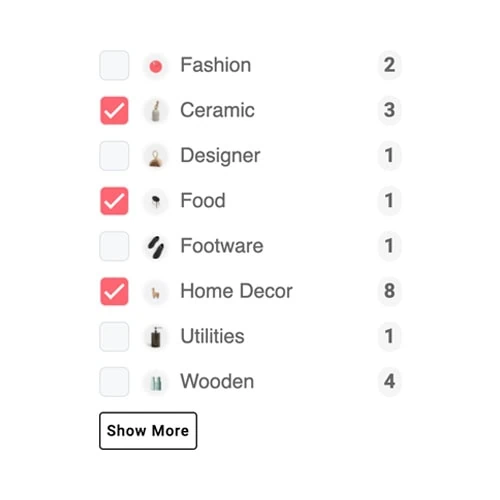 Checkbox filter plus wp filters advanced ajax live search bar for elementor from the plus addons for elementor