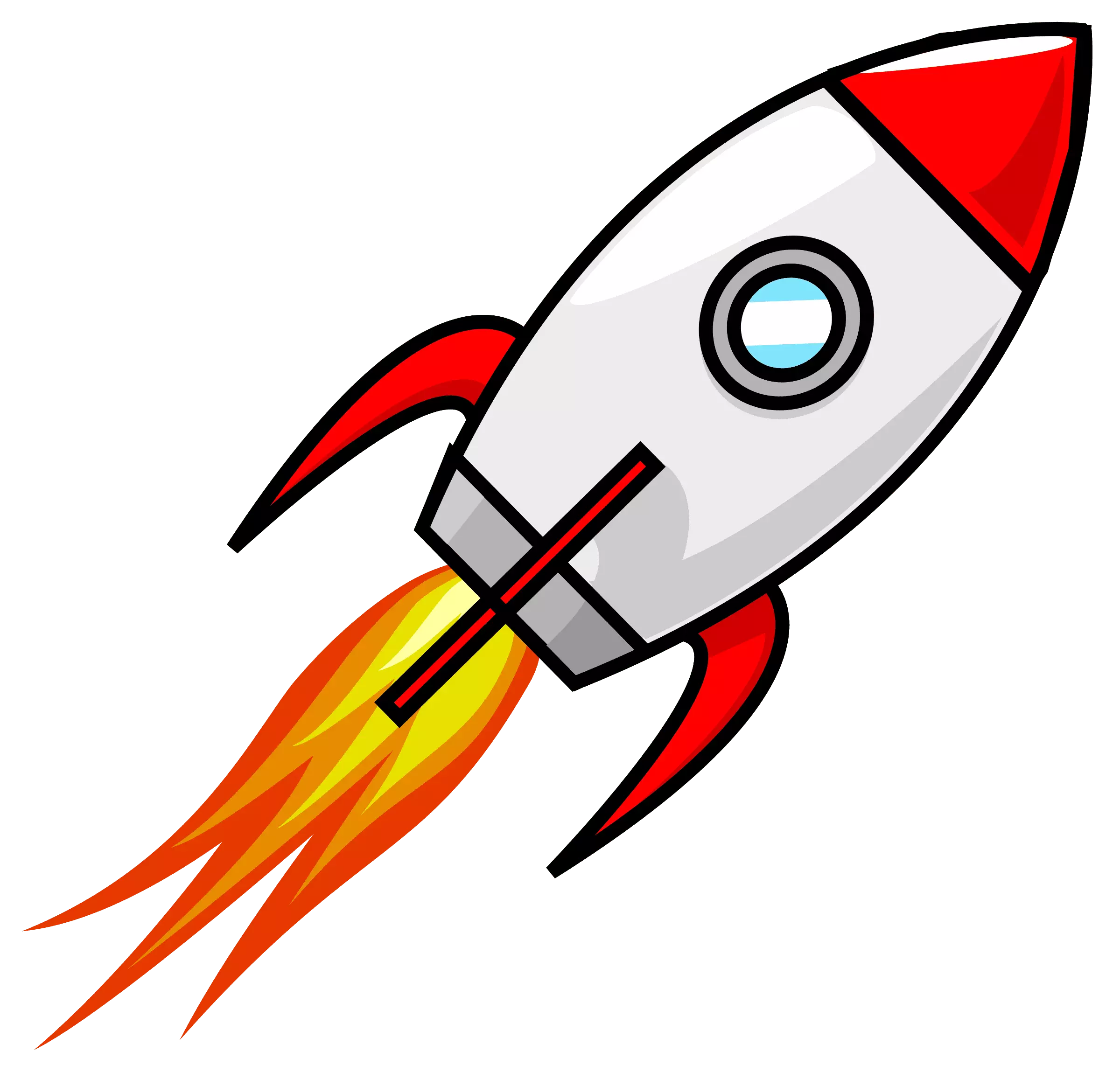 space rocket from The Plus Addons for Elementor
