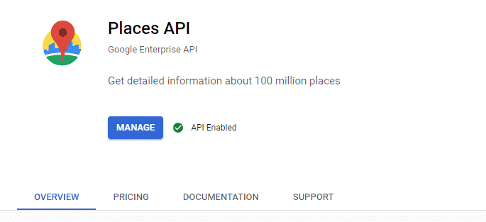 Places api