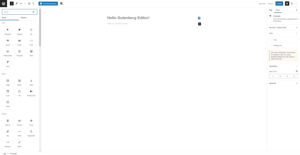 Building page on gutenberg gutenberg vs elementor: which to use? Detailed comparison from the plus addons for elementor