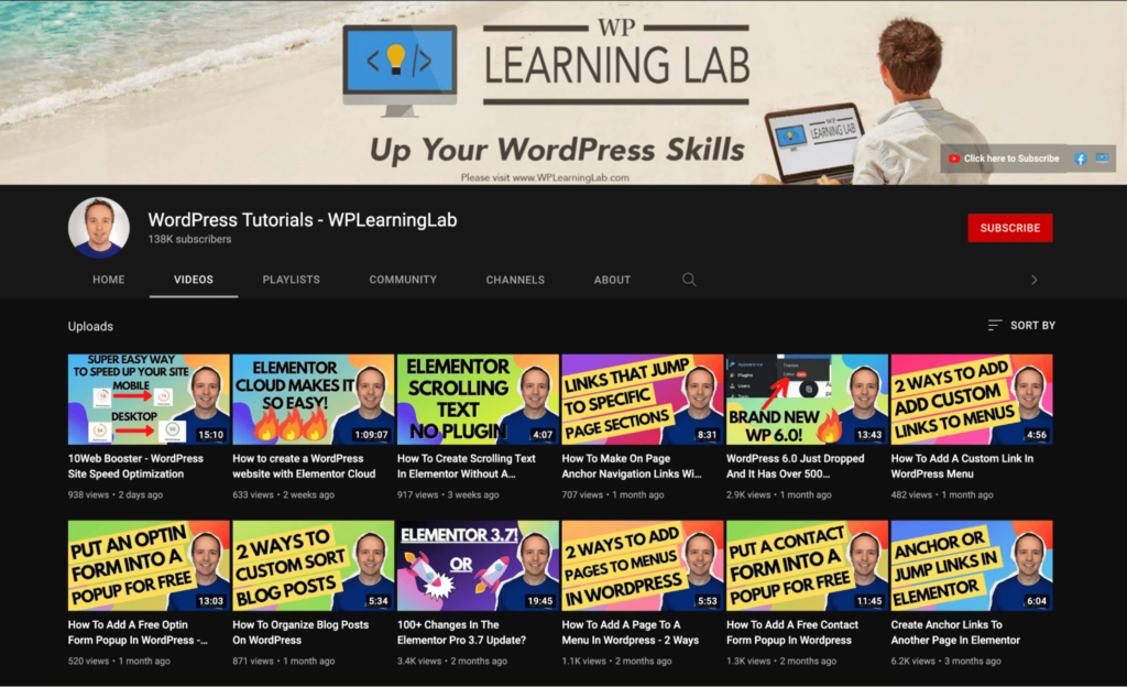 Wplearning lab