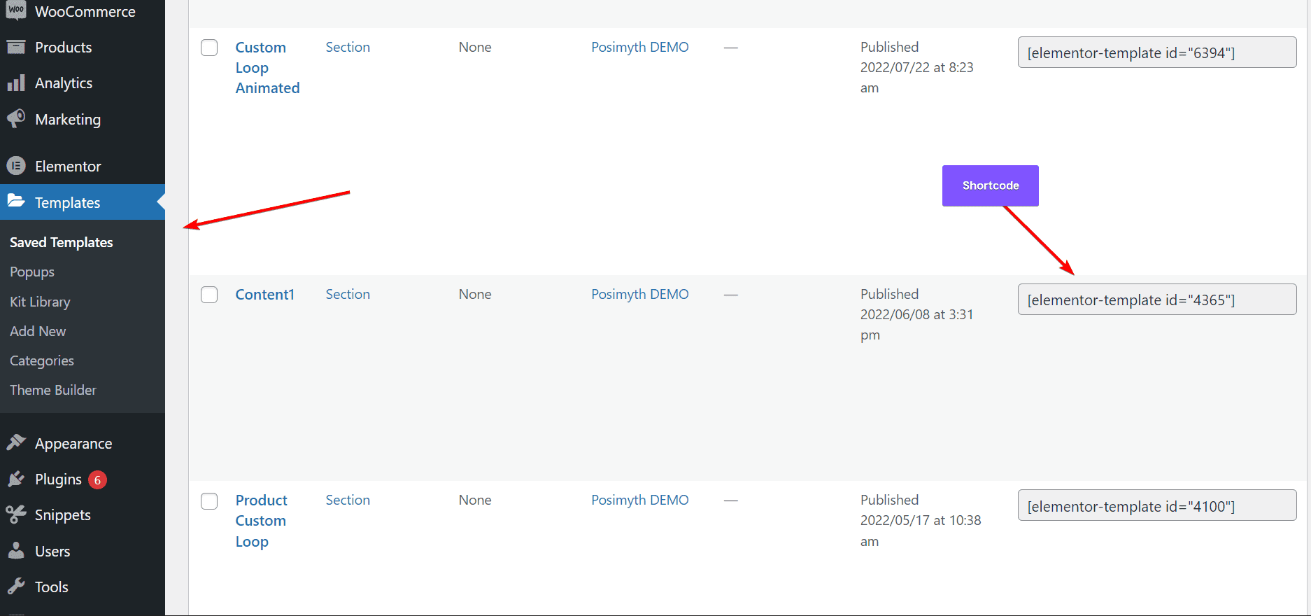 Elementor shortcode as preloader
