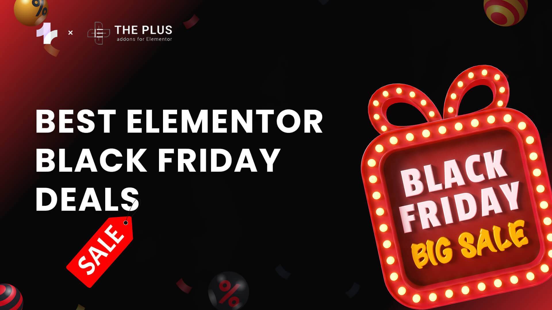 Elementor Black Friday Deals from The Plus Addons for Elementor