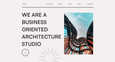 architechture portfolio Horizontal scrolling elementor from The Plus Addons for Elementor