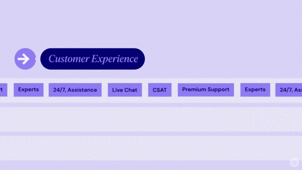 Customer Experience Elementor from The Plus Addons for Elementor