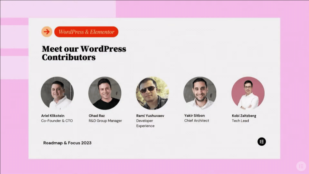 Elementor WordPress Contributors from The Plus Addons for Elementor
