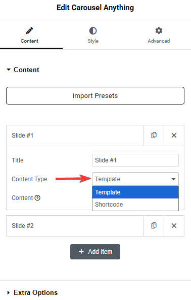 Tpae accordion carousel anything select template how to connect a slider, tabs with an accordion with carousel id in elementor? From the plus addons for elementor