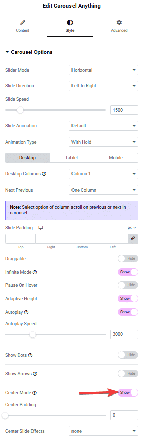 Tpae Carousel Anything Style Center Mode 1 | The Plus Addons for Elementor Tpae carousel anything style center mode 1 how to increase the size of center slide in elementor carousel? From the plus addons for elementor