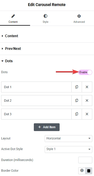 Tpae carousel anything template connect carousel remote dots how to connect carousel remote with carousel in elementor? From the plus addons for elementor