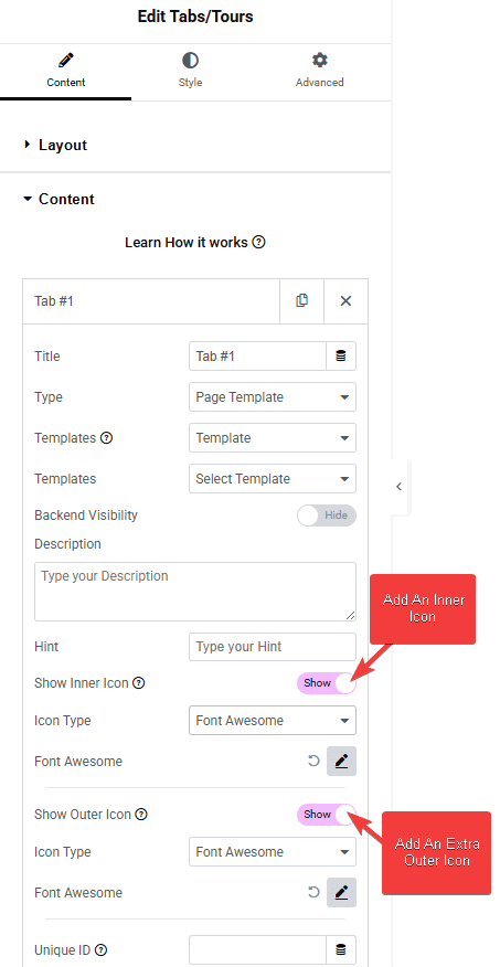 Tpae Tabs Tours Add Icons | The Plus Addons for Elementor Tpae tabs tours add icons how to add icons to elementor tabs widget? From the plus addons for elementor