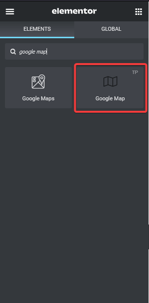 google map widget