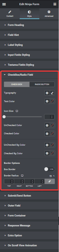 ninja forms checkbox style | The Plus Addons for Elementor Ninja forms checkbox style