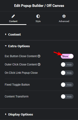 Popup builder esc new how to close elementor popup with the esc button or by clicking outside? From the plus addons for elementor
