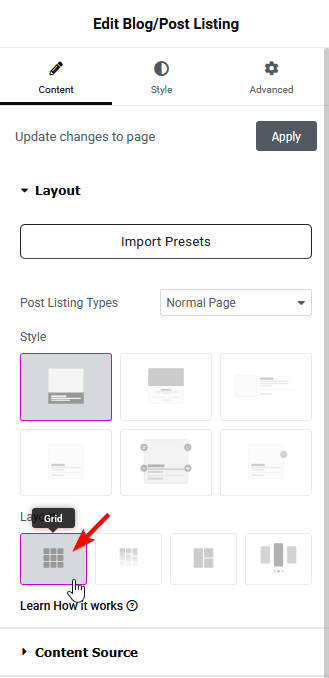 Blog listing grid new how to show blog posts in grid layout in elementor? From the plus addons for elementor