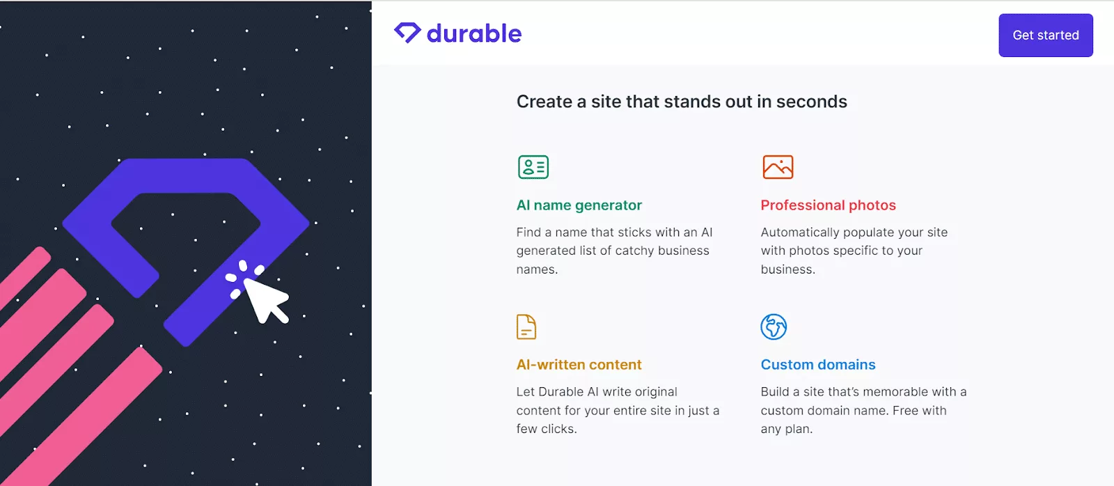 Durable 1 5 best ai-generated website builders from the plus addons for elementor