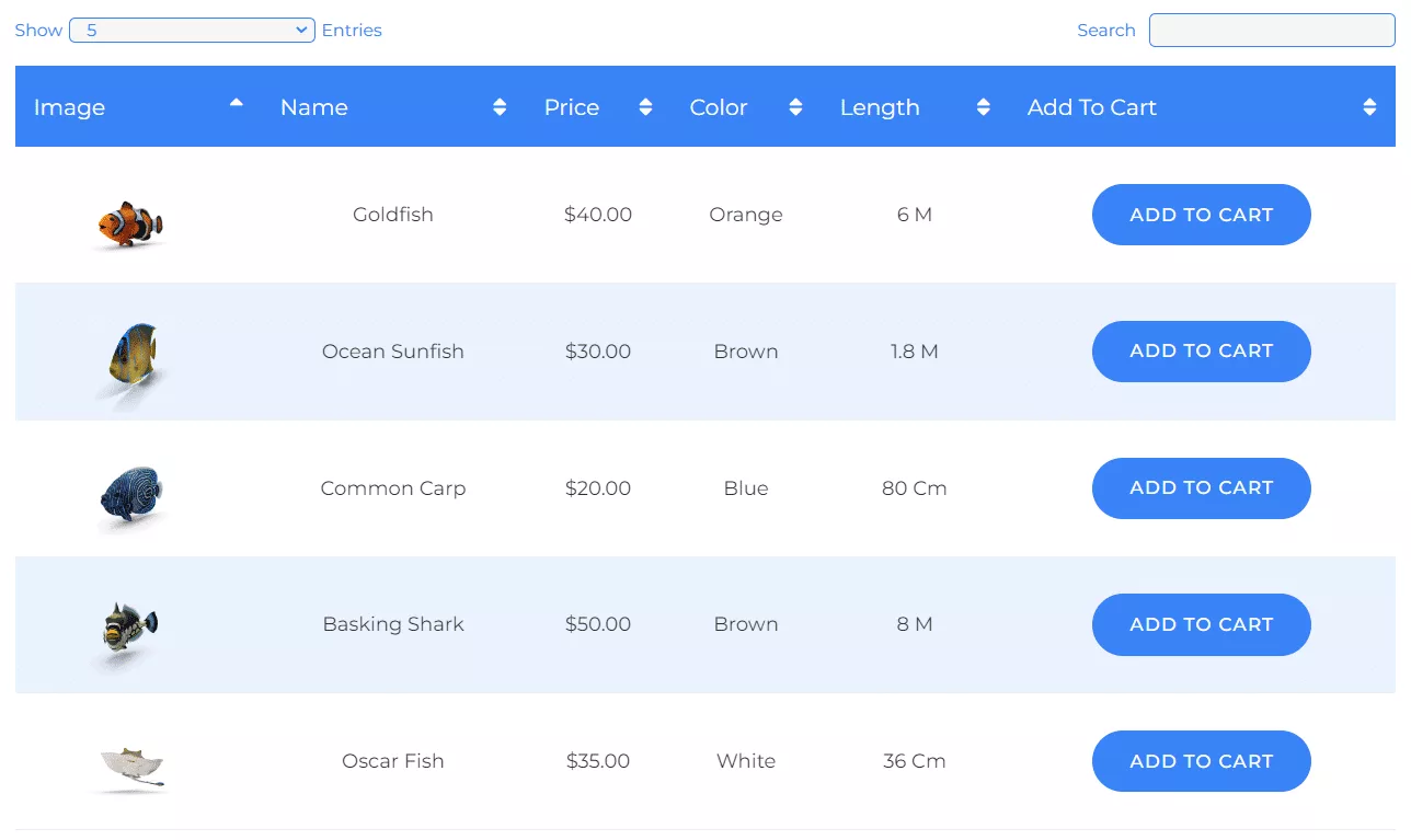 Table widget by the plus addons for elementor 5 best elementor comparison table plugins from the plus addons for elementor