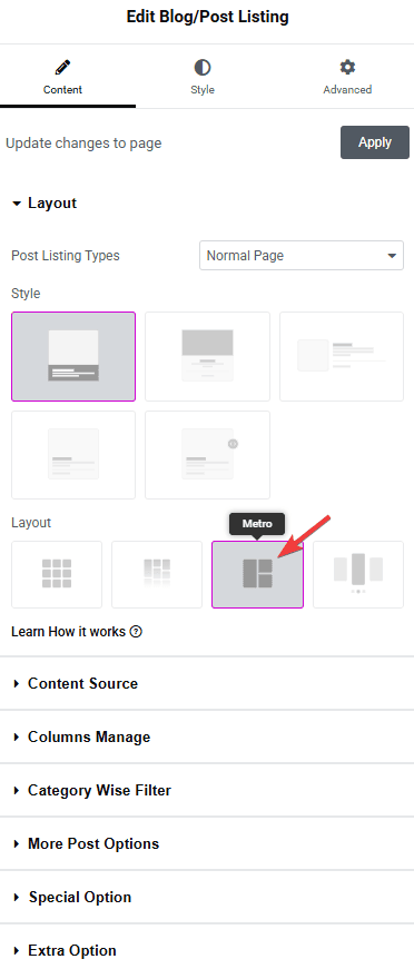 Tpae Blog Listing Metro 1 | The Plus Addons for Elementor Tpae blog listing metro 1 how to show blog posts in metro layout in elementor? From the plus addons for elementor