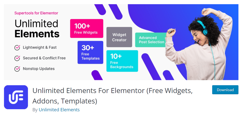 Unlimited Elements Best Elementor Addons & Plugins from The Plus Addons for Elementor