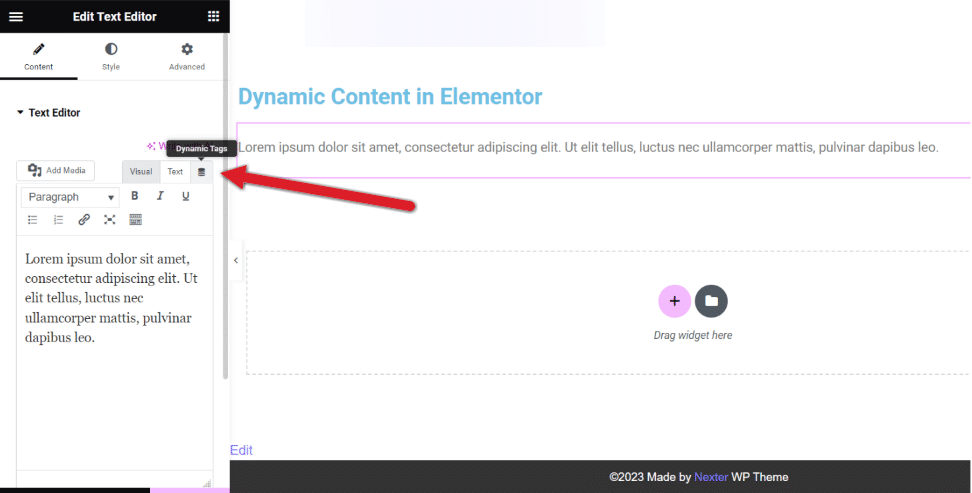 Dynamic tags option ultimate guide to elementor custom loop skin from the plus addons for elementor