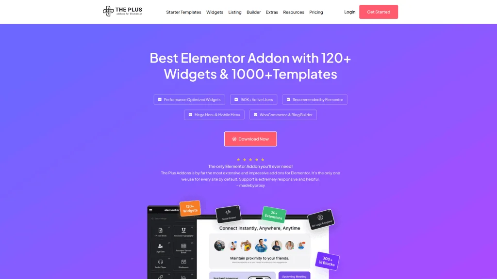 The plus addons home page best elementskit alternatives [faster & feature rich] from the plus addons for elementor