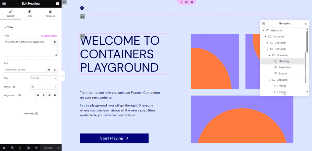 Visual difference how to use elementor flexbox container [beginners guide] from the plus addons for elementor