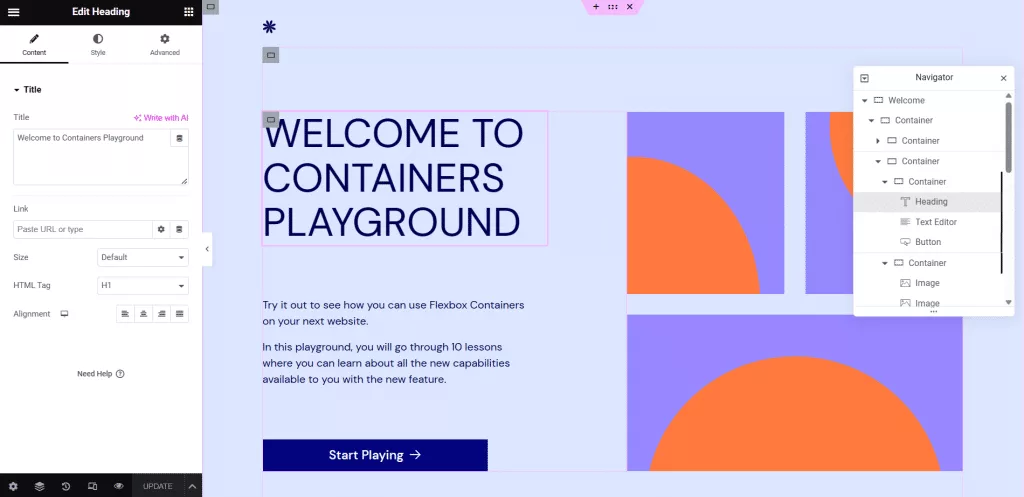 Visual difference elementor flexbox containers ultimate guide [how to use] from the plus addons for elementor