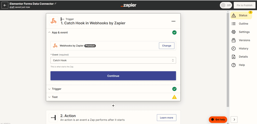 Webhooks by zapier how to send elementor forms data to google sheet [free & paid] from the plus addons for elementor