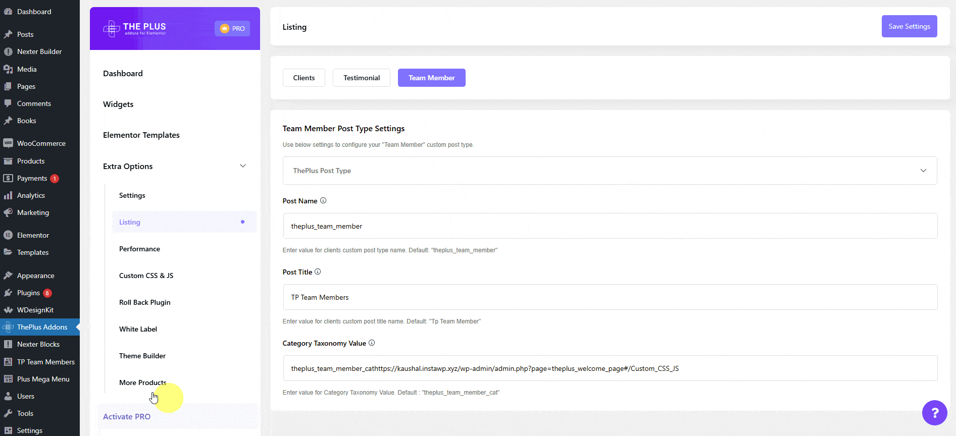 Teammember add new item how to create elementor team members section with custom post type? From the plus addons for elementor