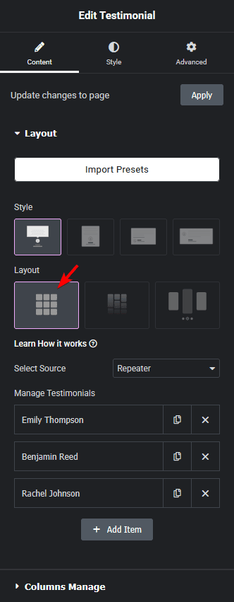 Testimonial grid layout new how to show testimonials in grid layout in elementor? From the plus addons for elementor
