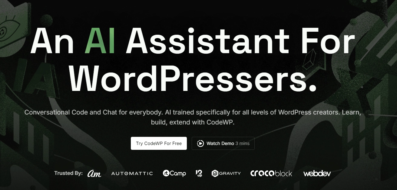 Codewp ai wordpress code generator assistant 6 best wordpress chatgpt plugins from the plus addons for elementor