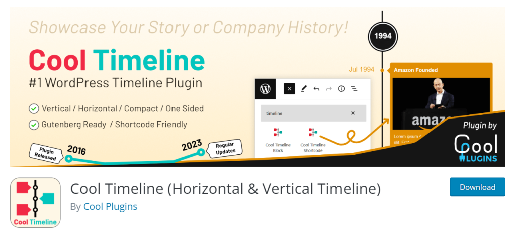 Cool timeline 5 best wordpress timeline plugins from the plus addons for elementor