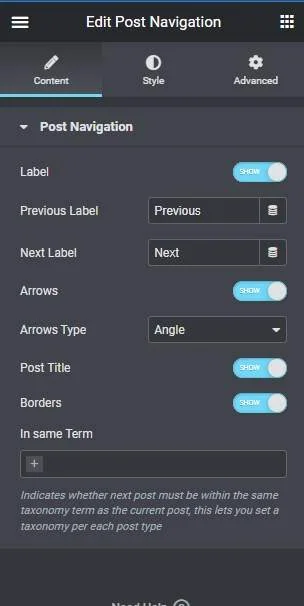 Elementor Post Navigation Widget | The Plus Addons for Elementor Elementor post navigation widget 10 best free elementor blog widgets from the plus addons for elementor