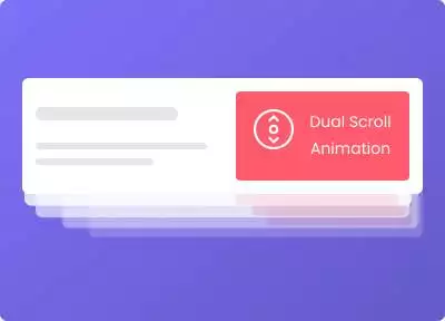 On scroll animation content on scroll animation content from the plus addons for elementor