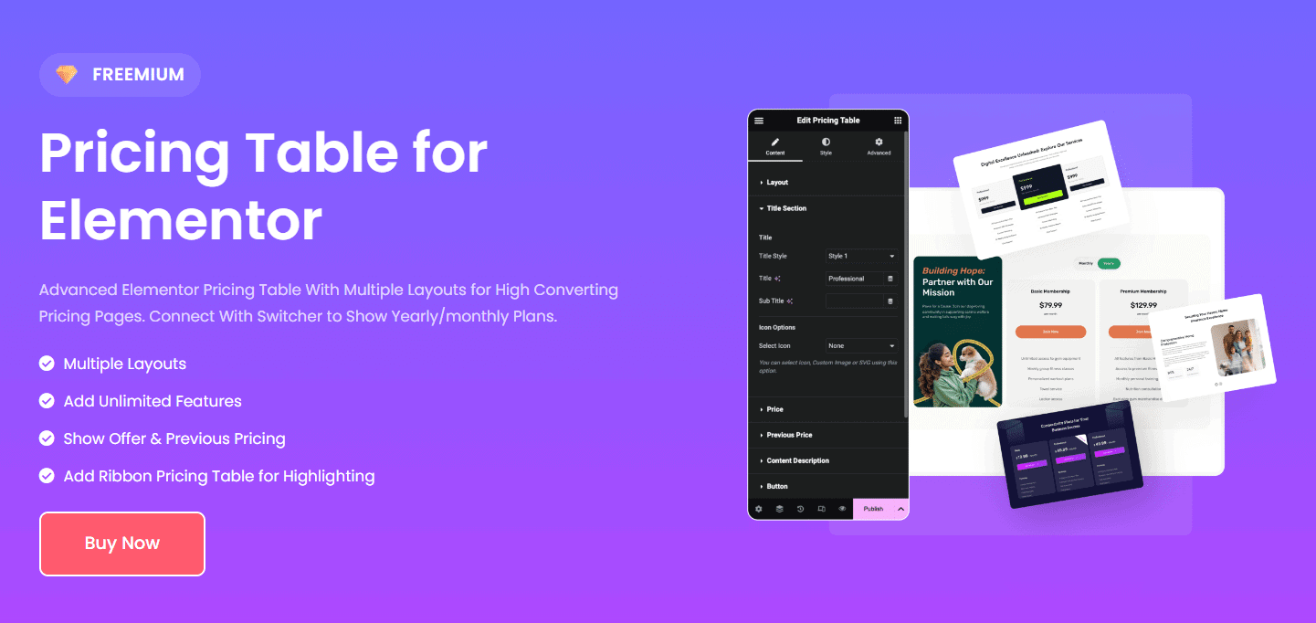 Pricing table for elementor 5 best elementor pricing table plugins from the plus addons for elementor