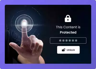 Protected content protected content from the plus addons for elementor