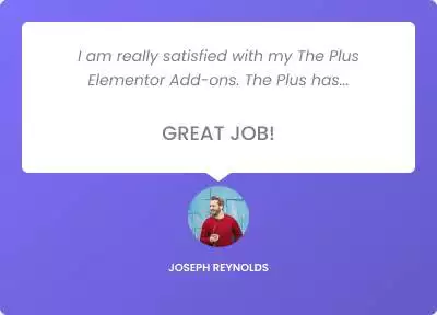 Testimonials style1 style 1 from the plus addons for elementor