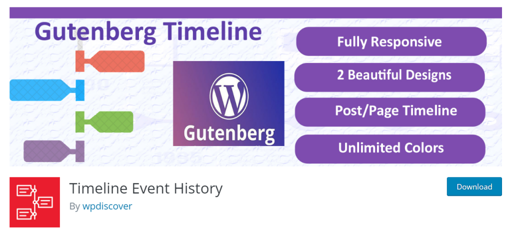 Timeline event history 5 best wordpress timeline plugins from the plus addons for elementor