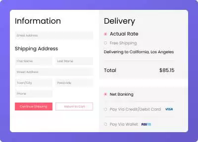 Woo checkout woocommerce checkout from the plus addons for elementor